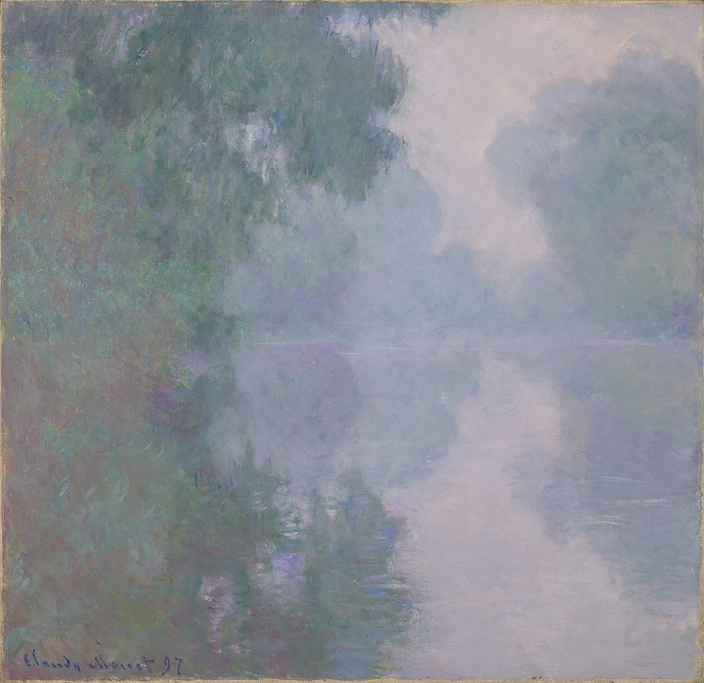 north carolina museum of art staff picks: Claude Monet, The Seine at Giverny, Morning Mists, 1897, North Carolina Museum of Art, Raleigh, NC, USA.